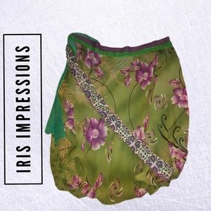 IRIS IMPRESSIONS - M BOHO WRAP DRESS/SKIRT